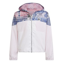 adidas Windbreaker Jacket Dance Windbreaker white/royal blue Girls